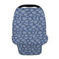 Cow Denim Jeans Pattern Print Baby Seat Cover
