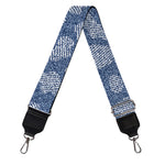 Cow Denim Jeans Pattern Print Bag Strap