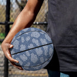 Cow Denim Jeans Pattern Print Basketball