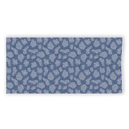 Cow Denim Jeans Pattern Print Beach Towel