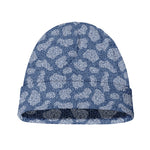 Cow Denim Jeans Pattern Print Beanie