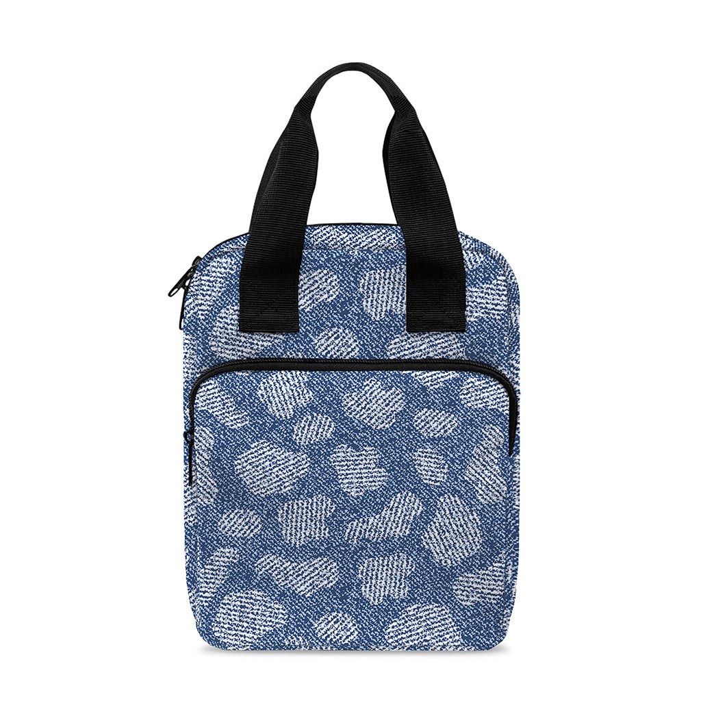 Cow Denim Jeans Pattern Print Bible Tote Bag