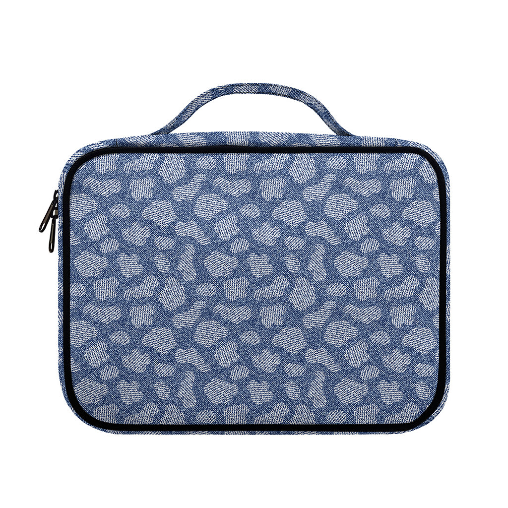 Cow Denim Jeans Pattern Print Briefcase Bible Bag