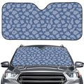 Cow Denim Jeans Pattern Print Car Windshield Sun Shade