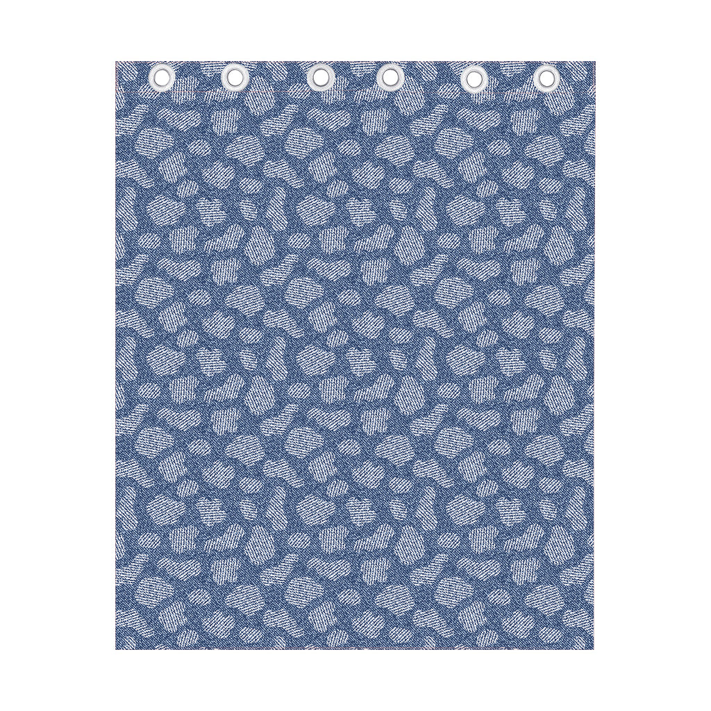 Cow Denim Jeans Pattern Print Curtain