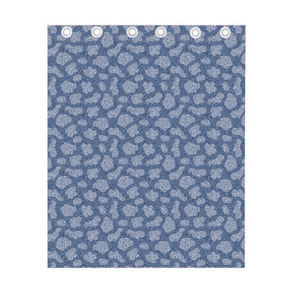 Cow Denim Jeans Pattern Print Curtain