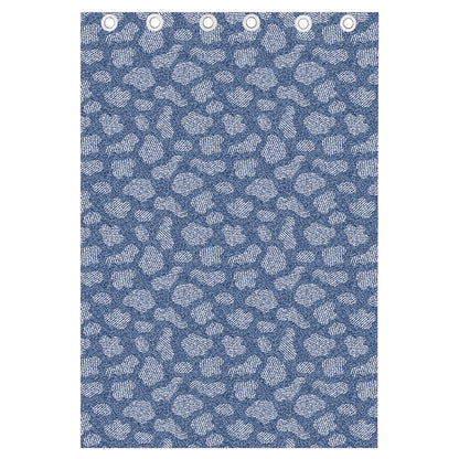 Cow Denim Jeans Pattern Print Curtain