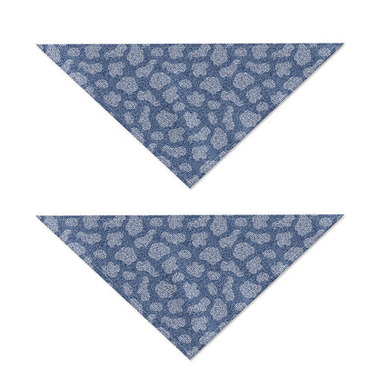 Cow Denim Jeans Pattern Print Dog Bandana