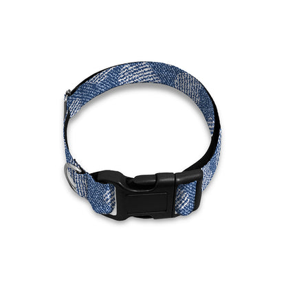 Cow Denim Jeans Pattern Print Dog Collar