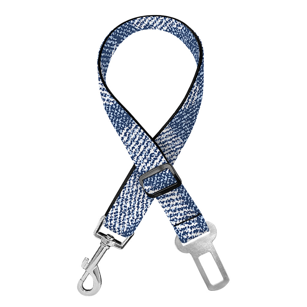 Cow Denim Jeans Pattern Print Dog Seat Belt