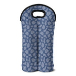 Cow Denim Jeans Pattern Print Double Neoprene Wine Tote