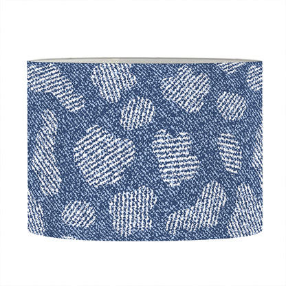 Cow Denim Jeans Pattern Print Drum Lamp Shade
