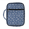 Cow Denim Jeans Pattern Print Front Pocket Bible Bag