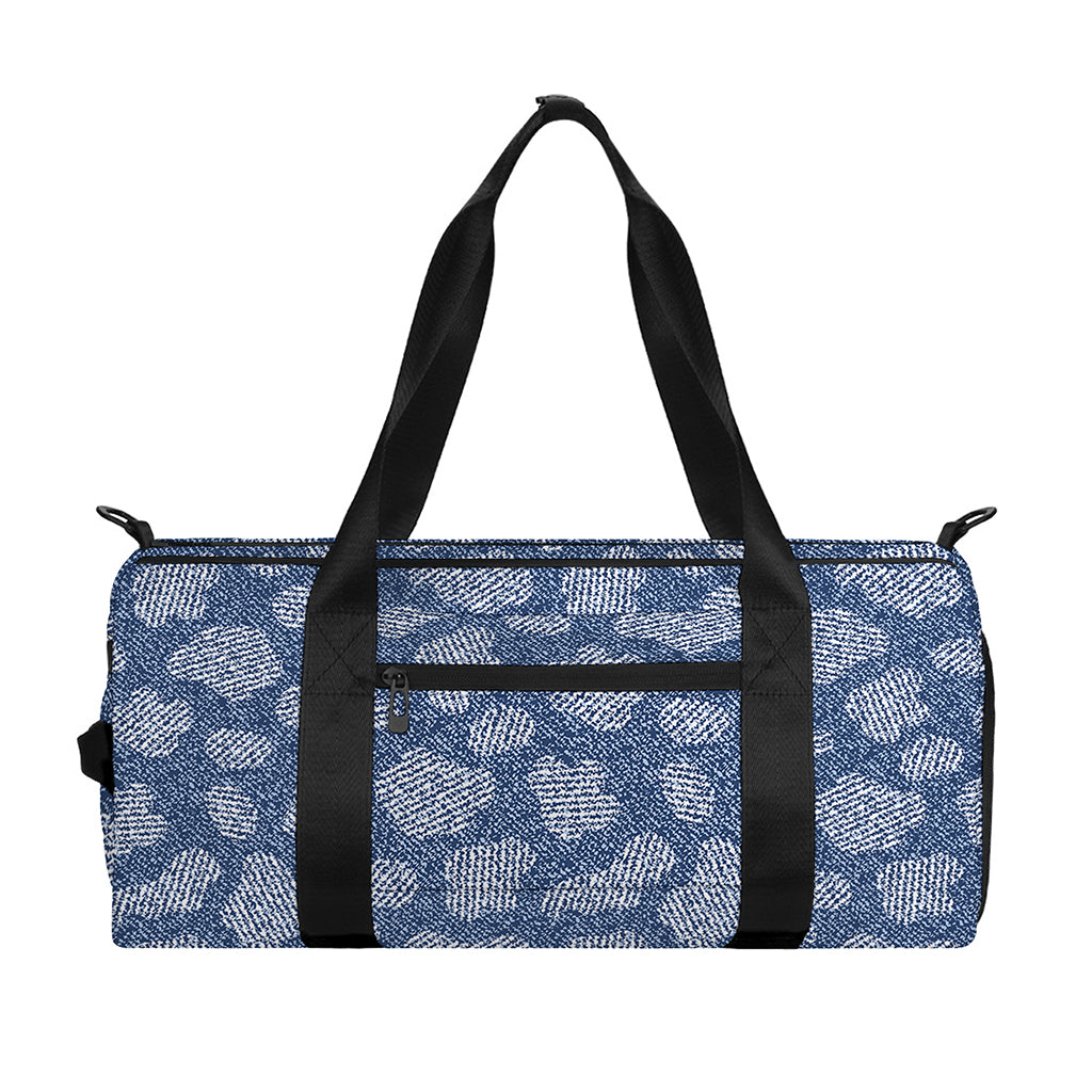 Cow Denim Jeans Pattern Print Gym Bag