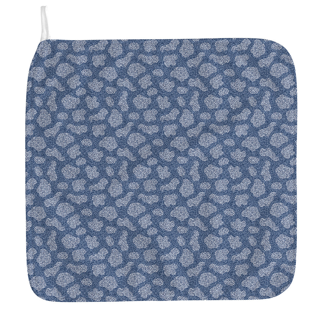 Cow Denim Jeans Pattern Print Hand Towel