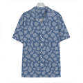 Cow Denim Jeans Pattern Print Hawaiian Shirt