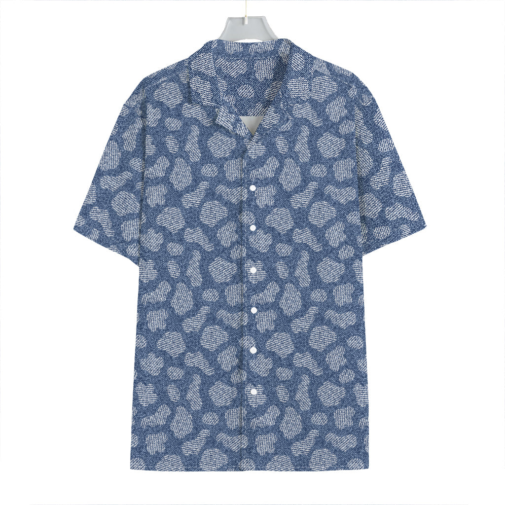 Cow Denim Jeans Pattern Print Hawaiian Shirt