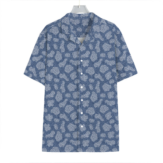 Cow Denim Jeans Pattern Print Hawaiian Shirt