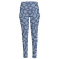 Cow Denim Jeans Pattern Print High-Waisted Pocket Leggings