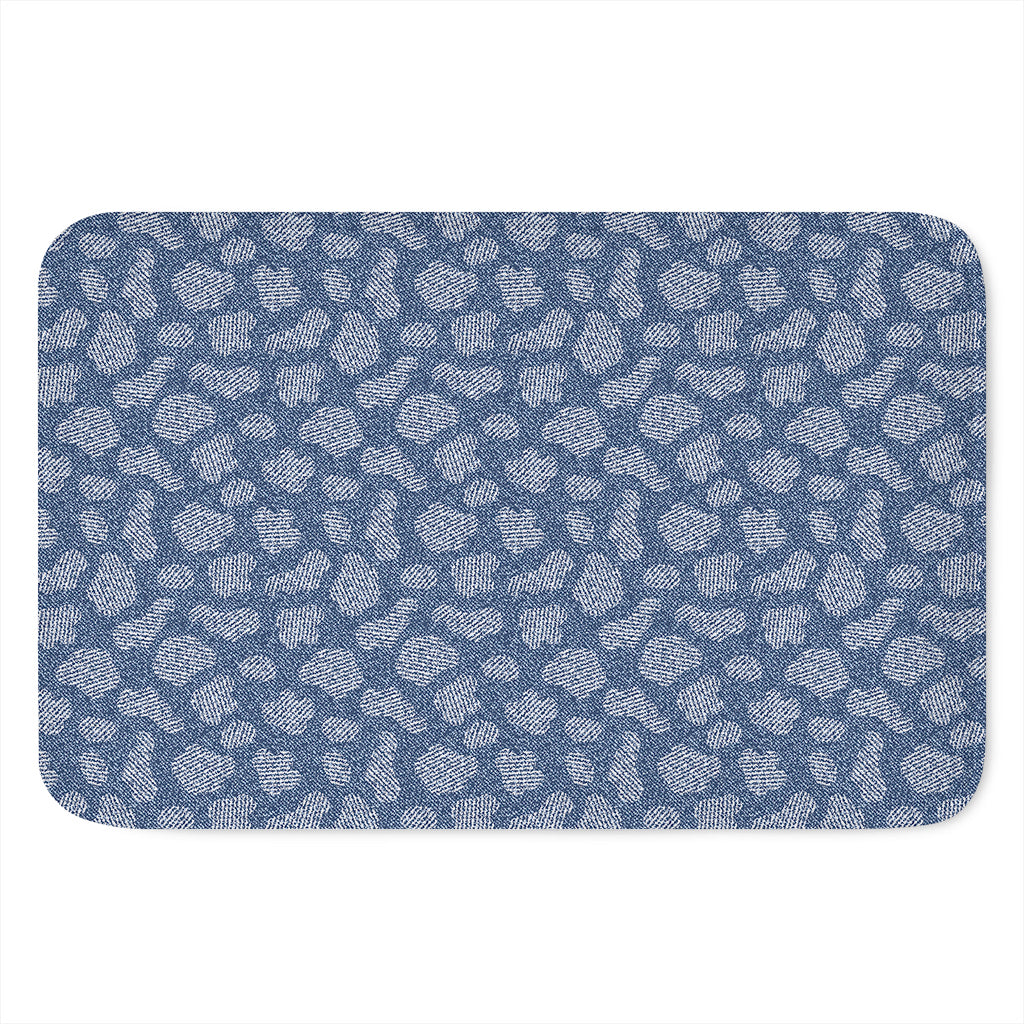 Cow Denim Jeans Pattern Print Indoor Door Mat