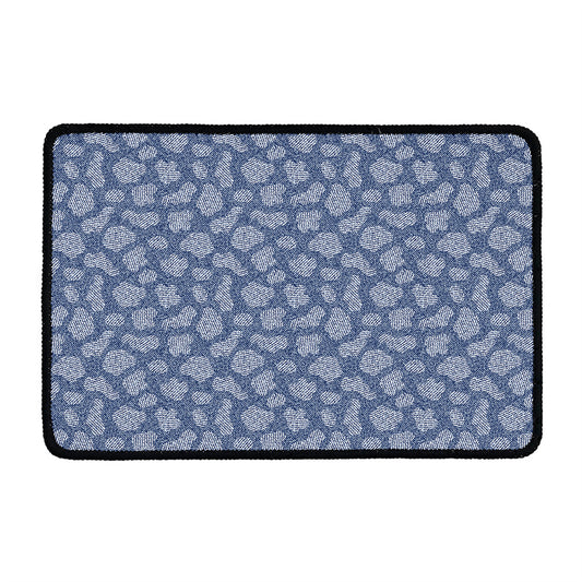 Cow Denim Jeans Pattern Print Kitchen Mat