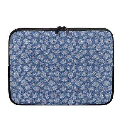 Cow Denim Jeans Pattern Print Laptop Sleeve
