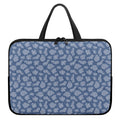 Cow Denim Jeans Pattern Print Laptop Sleeve With Handle
