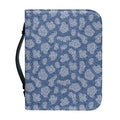 Cow Denim Jeans Pattern Print Leather Bible Cover