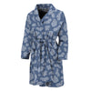 Cow Denim Jeans Pattern Print Men's Bathrobe