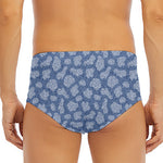 Cow Denim Jeans Pattern Print Men's Triangle Swim Briefs