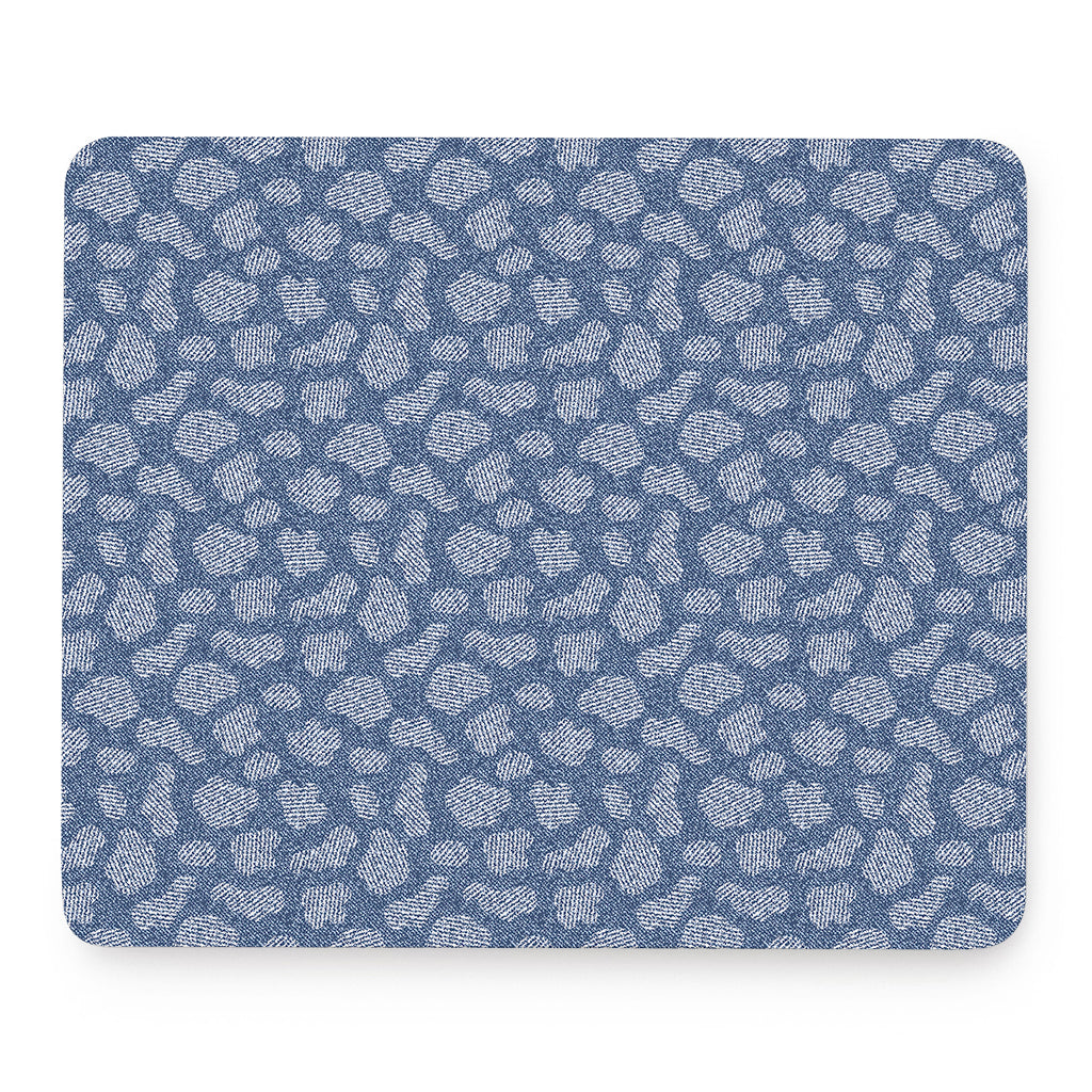 Cow Denim Jeans Pattern Print Mouse Pad