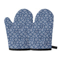 Cow Denim Jeans Pattern Print Oven Mitts