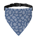 Cow Denim Jeans Pattern Print Over The Collar Dog Bandana