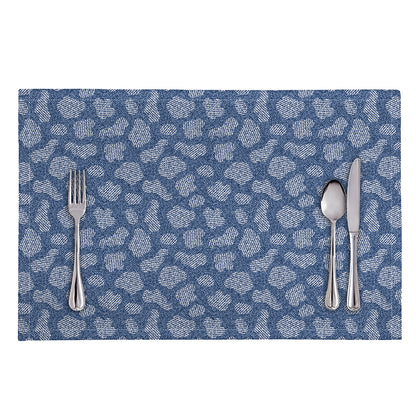 Cow Denim Jeans Pattern Print Placemat