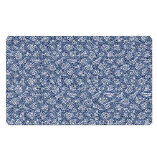 Cow Denim Jeans Pattern Print Polyester Doormat