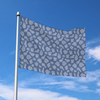 Cow Denim Jeans Pattern Print Polyester Flag