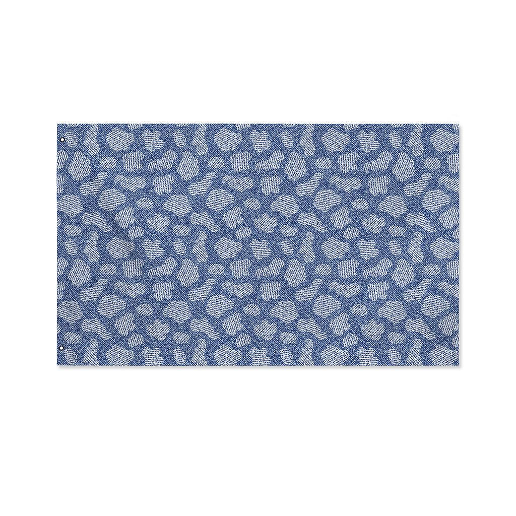 Cow Denim Jeans Pattern Print Polyester Flag