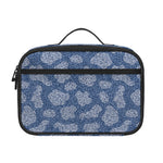 Cow Denim Jeans Pattern Print Portable Lunch Bag