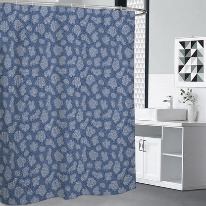 Cow Denim Jeans Pattern Print Premium Shower Curtain