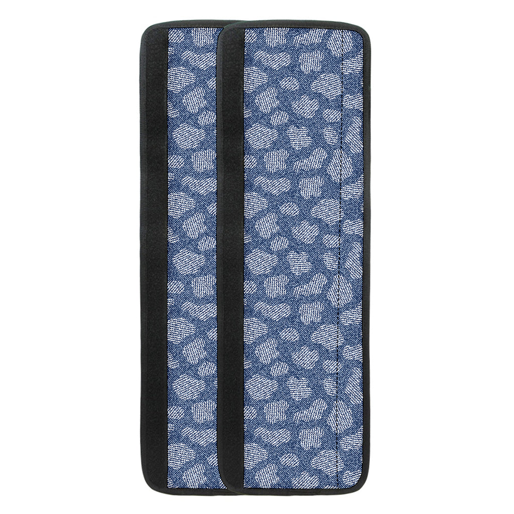 Cow Denim Jeans Pattern Print Refrigerator Handle Covers
