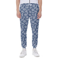 Cow Denim Jeans Pattern Print Joggers