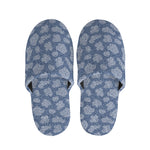 Cow Denim Jeans Pattern Print Slippers