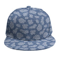 Cow Denim Jeans Pattern Print Snapback Cap