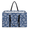 Cow Denim Jeans Pattern Print Utility Tote Bag
