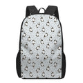 Cow Milk Bottle Pattern Print 17 Inch Backpack