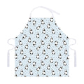 Cow Milk Bottle Pattern Print Adjustable Apron