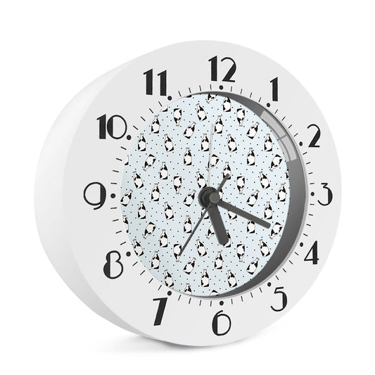 Cow Milk Bottle Pattern Print Alarm Clock