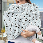 Cow Milk Bottle Pattern Print Baby Seat Cover