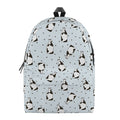 Cow Milk Bottle Pattern Print School Backpack
