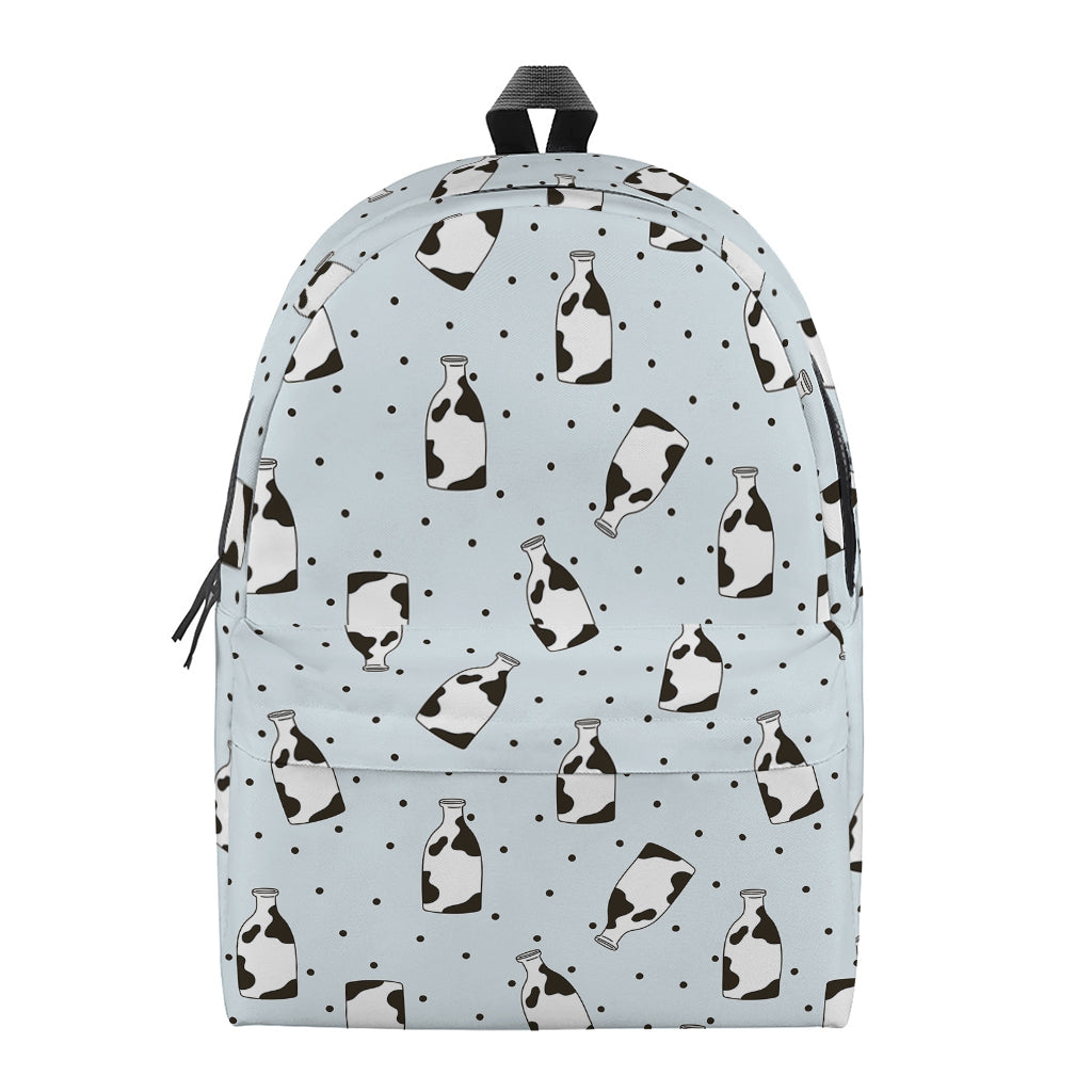 Cow Milk Bottle Pattern Print Backpack